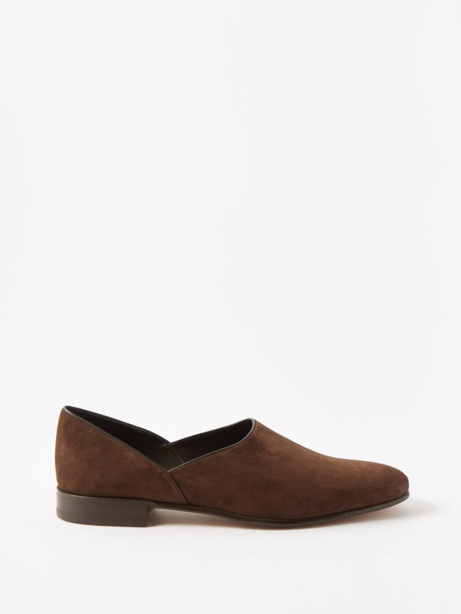 Man Brown Slippers - Matches Fashion GOOFASH