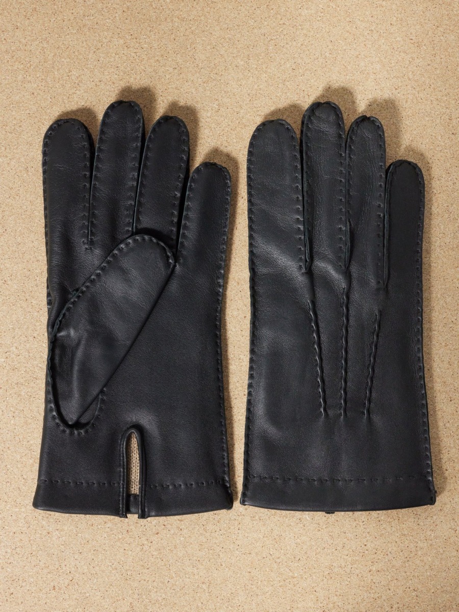 Man Gloves Black at Matches Fashion GOOFASH