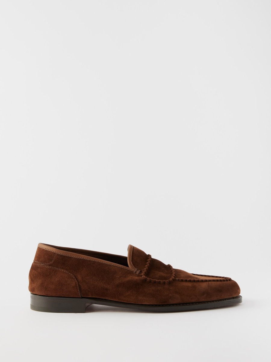 Man Loafers Brown - Matches Fashion GOOFASH