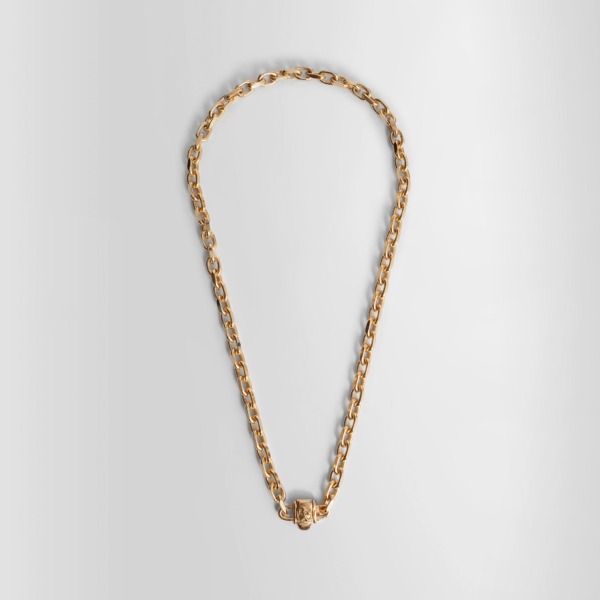 Man Necklace Gold by Antonioli GOOFASH
