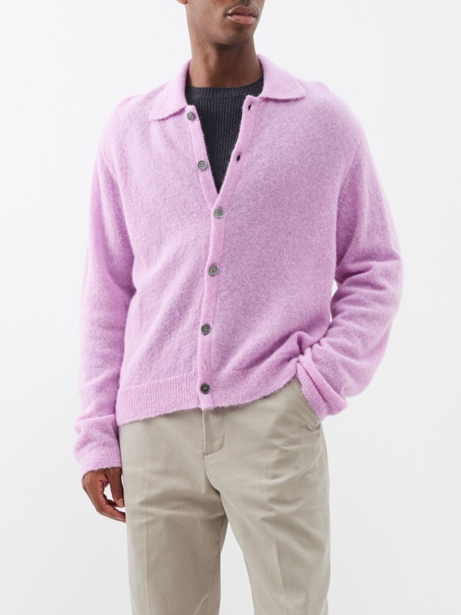 Man Pink Cardigan by Matches Fashion GOOFASH