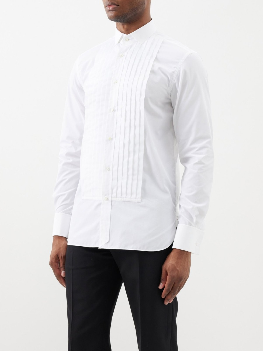 Man Shirt White at Matches Fashion GOOFASH