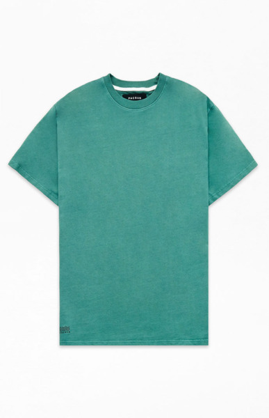 Man T-Shirt - Green - Pacsun GOOFASH