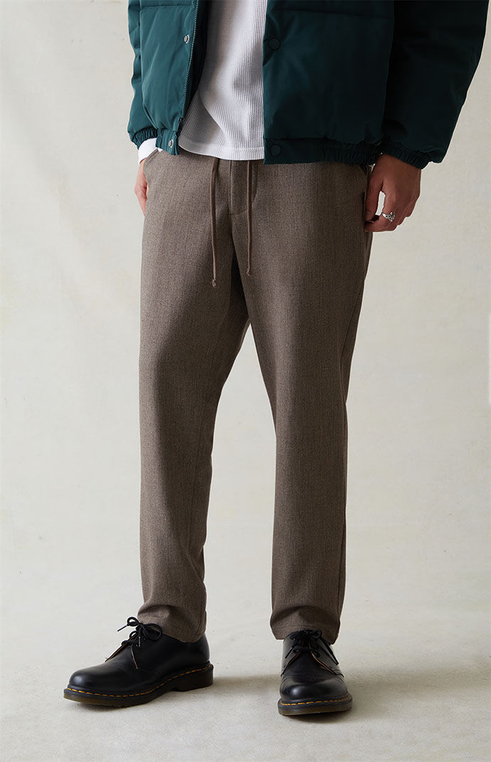 Man Trousers - Brown - Pacsun GOOFASH
