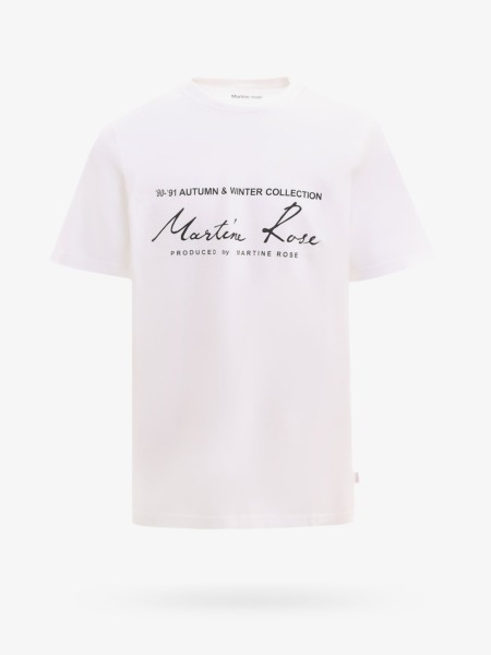 Martine Rose White T-Shirt at Nugnes GOOFASH