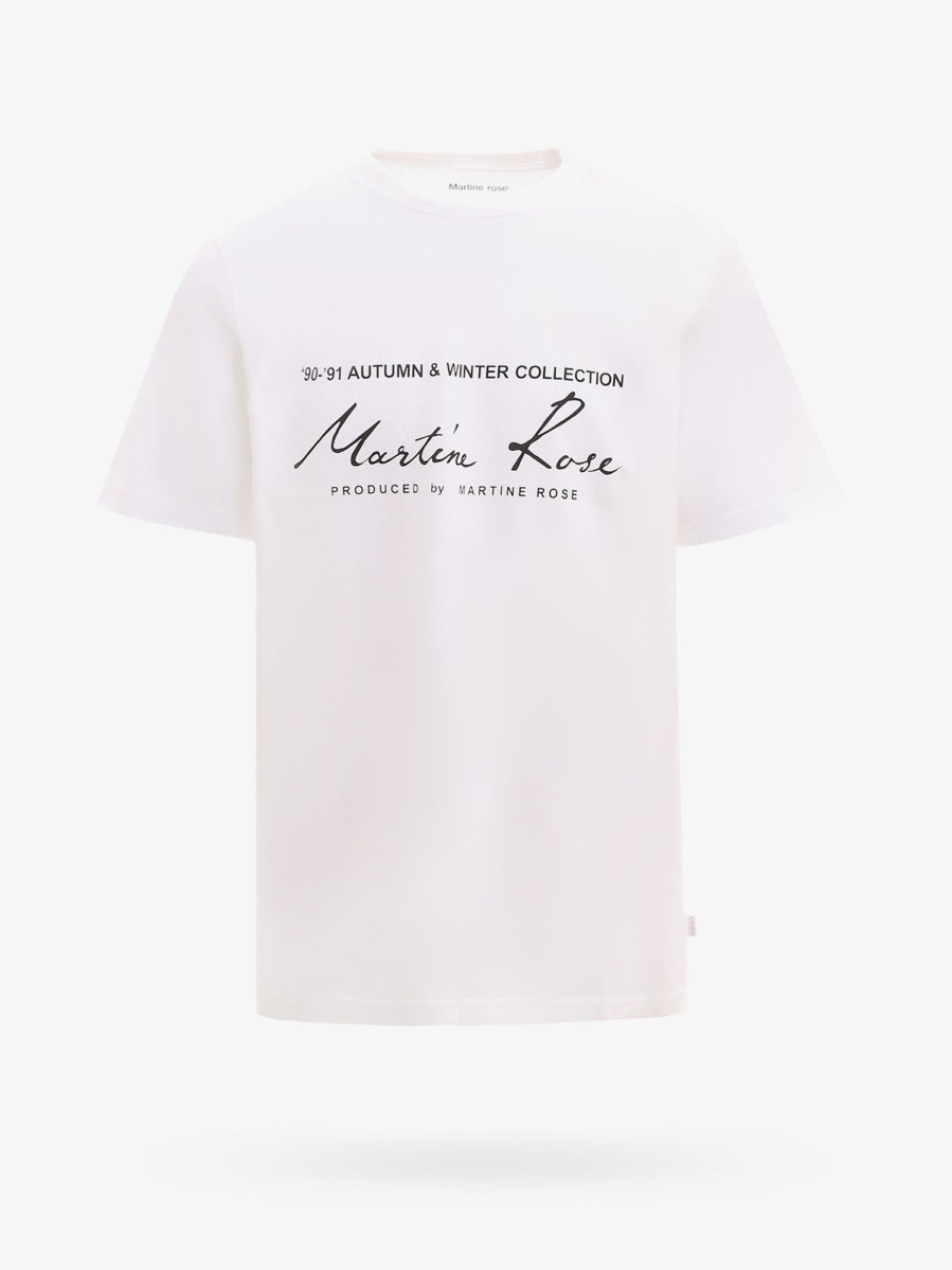 Martine Rose White T-Shirt at Nugnes GOOFASH