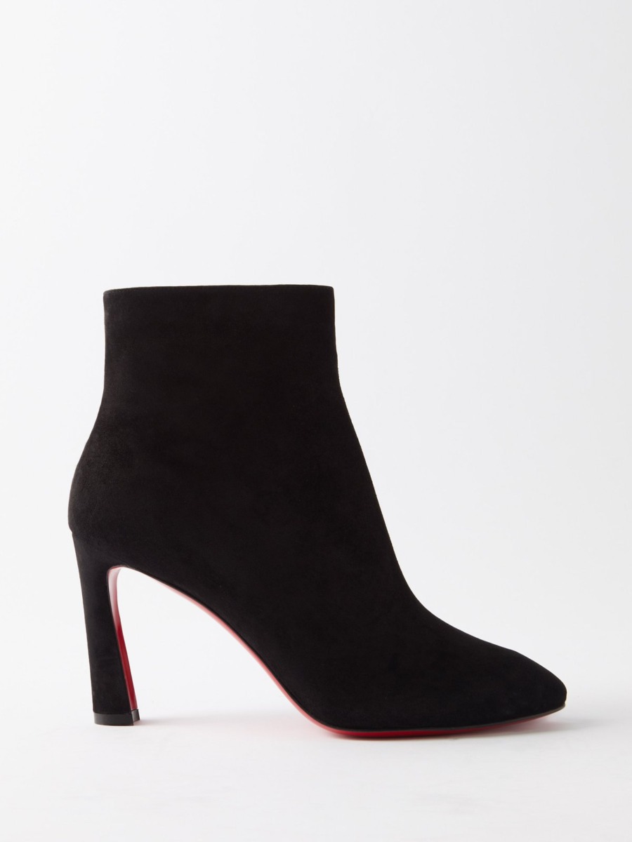 Matches Fashion Ankle Boots in Black Christian Louboutin GOOFASH