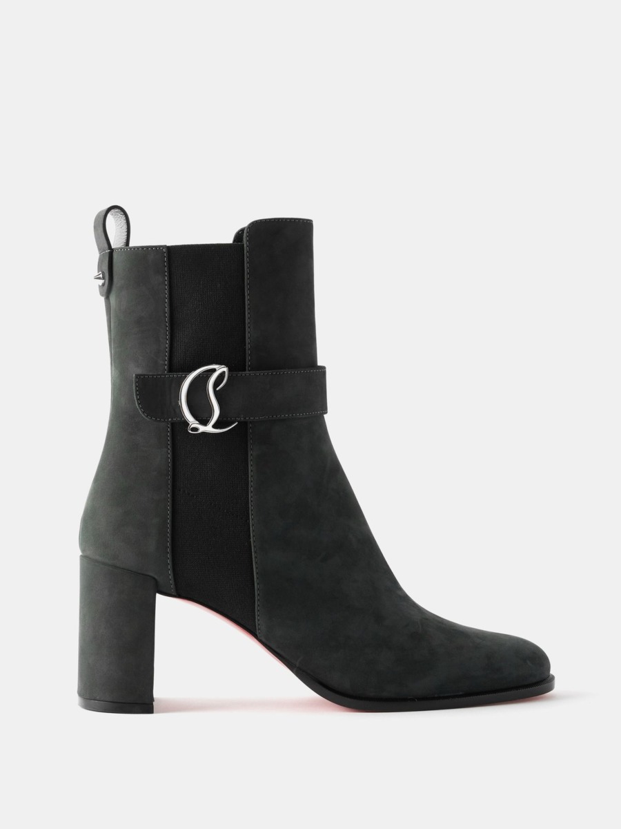 Matches Fashion Black Chelsea Boots by Christian Louboutin GOOFASH