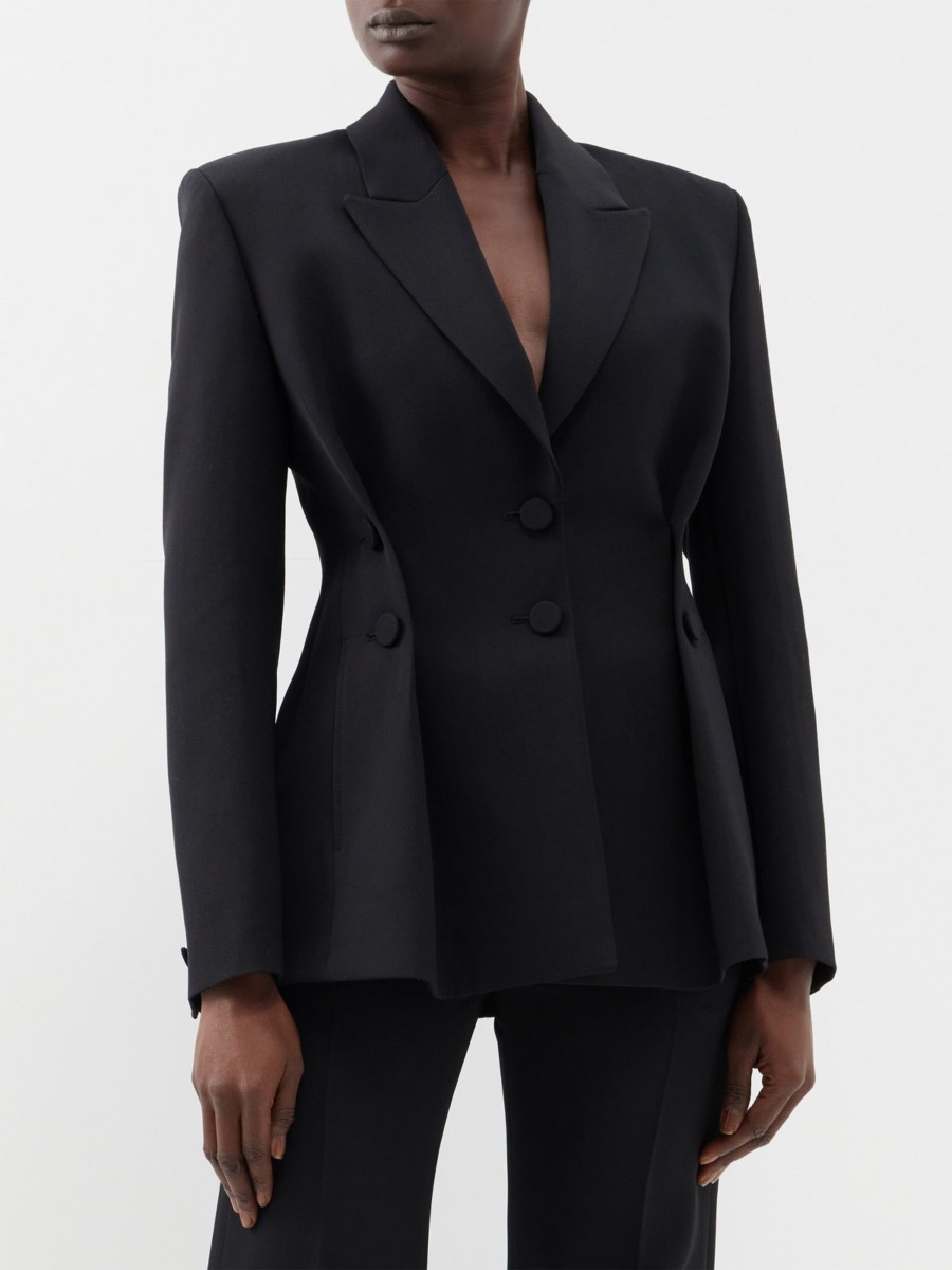 Matches Fashion Blazer Black for Woman from Givenchy GOOFASH