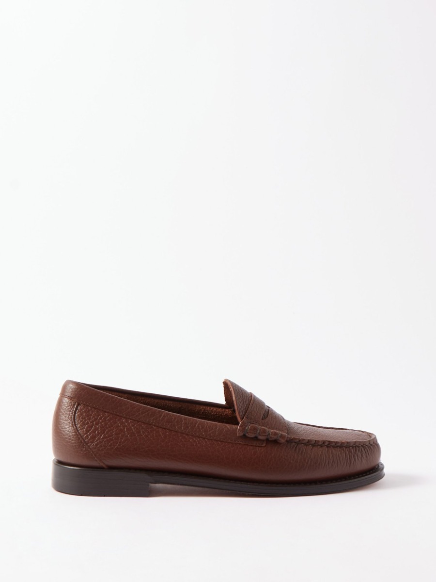 Matches Fashion - Brown Men Loafers - G.H. Bass GOOFASH