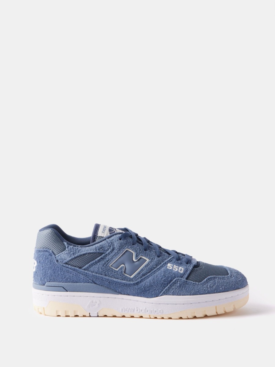 Matches Fashion Gents Trainers in Blue from New Balance GOOFASH