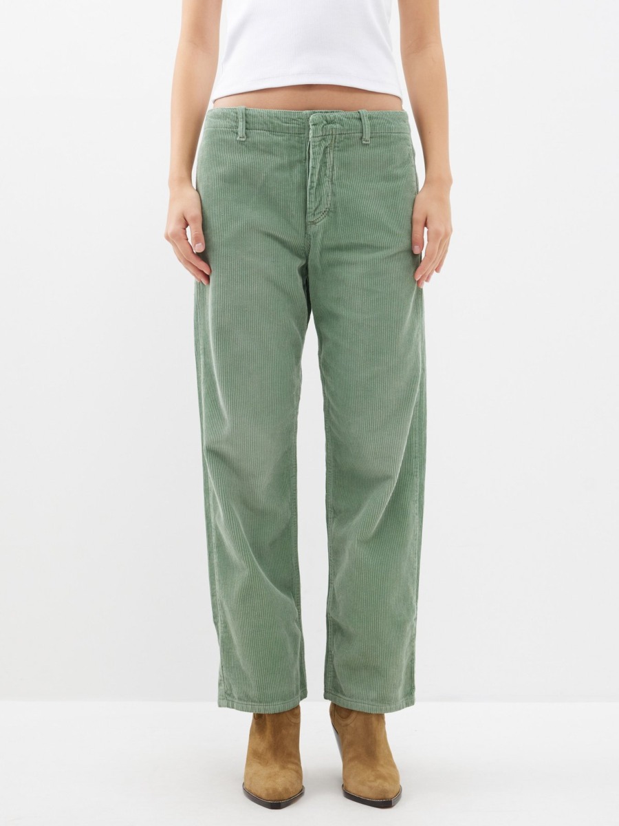 Matches Fashion - Green - Women's Trousers GOOFASH