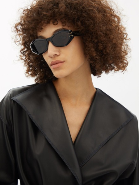 Matches Fashion - Ladies Cat Eye Sunglasses in Black GOOFASH