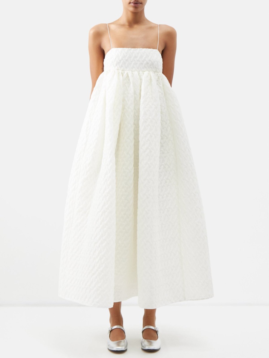 Matches Fashion - Ladies Dress White by Cecilie Bahnsen GOOFASH