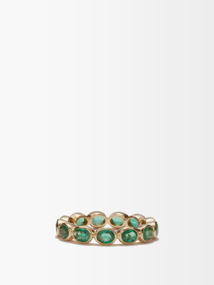 Matches Fashion - Ladies Ring in Green by Jacquie Aiche GOOFASH