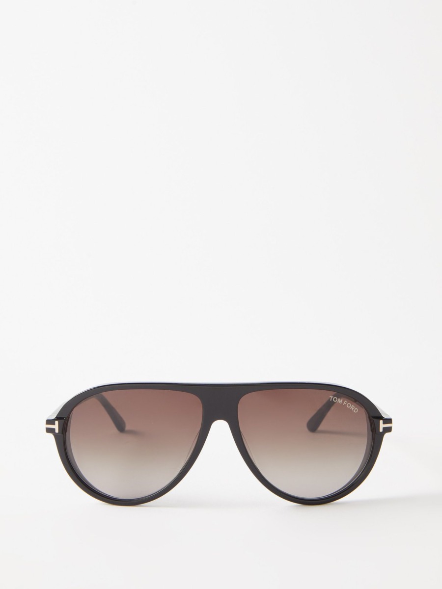 Matches Fashion - Man Black Sunglasses from Tom Ford GOOFASH