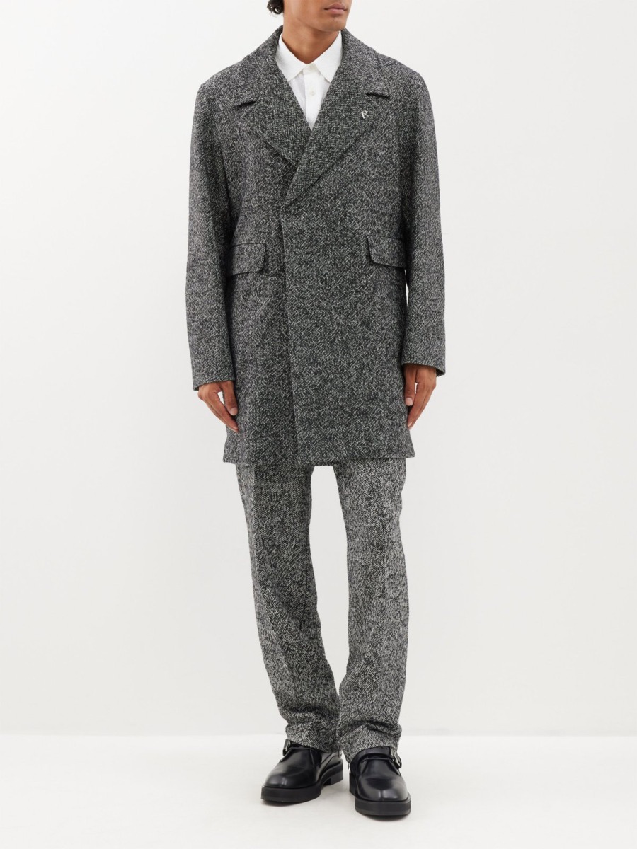 Matches Fashion Men Grey Coat by Represent GOOFASH
