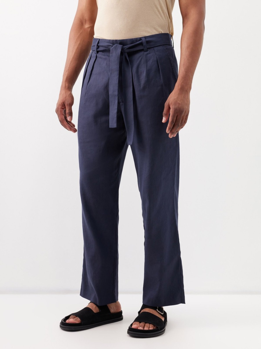 Matches Fashion - Men's Trousers in Blue - Commas GOOFASH