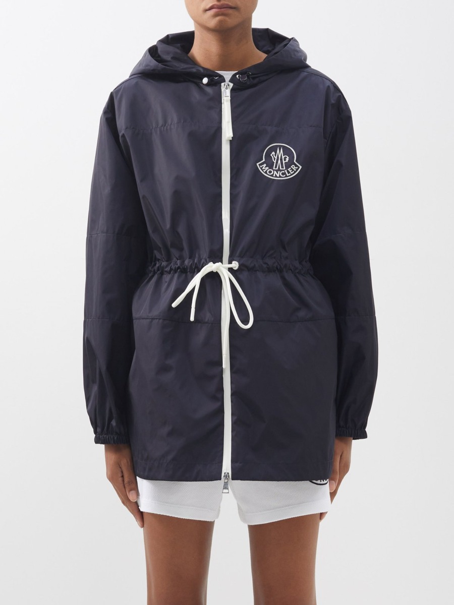 Matches Fashion - Parka in Blue from Moncler GOOFASH
