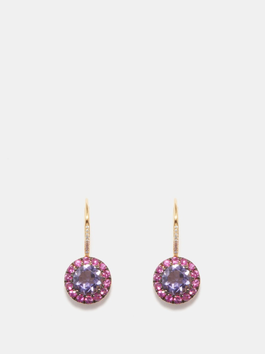 Matches Fashion - Pink Earrings - Rosa de la Cruz - Woman GOOFASH