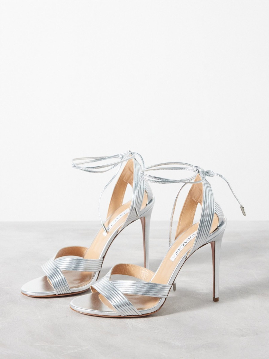 Matches Fashion - Silver - Woman Sandals - Aquazzura GOOFASH