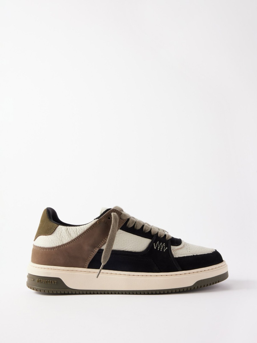 Matches Fashion Trainers in Black from Represent GOOFASH
