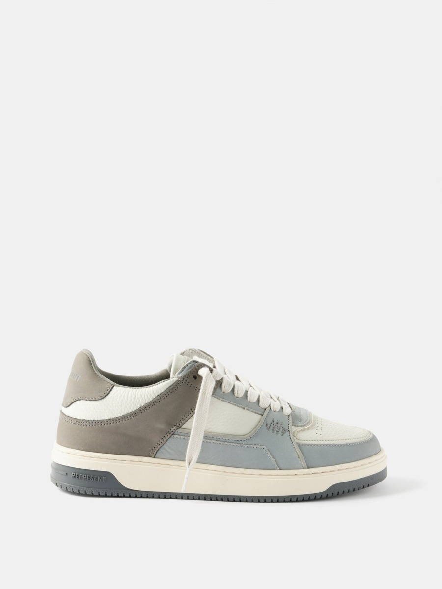 Matches Fashion Trainers in Grey by Represent GOOFASH