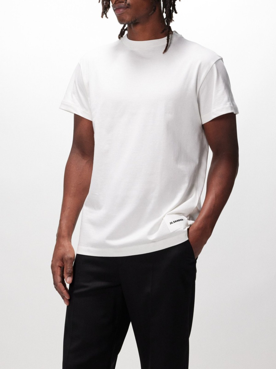 Matches Fashion - White T-Shirt Jil Sander GOOFASH