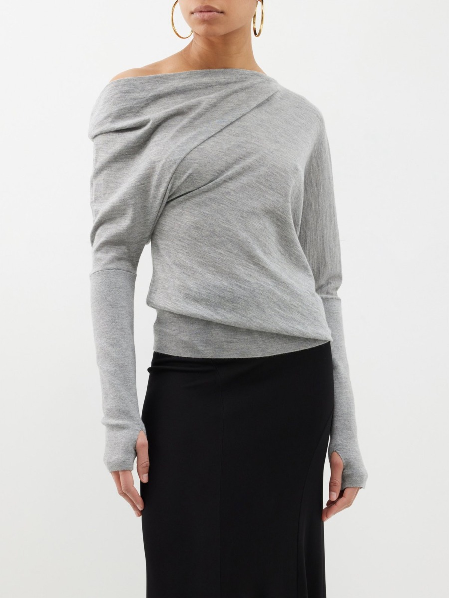 Matches Fashion Woman Sweater in Grey from Tom Ford GOOFASH