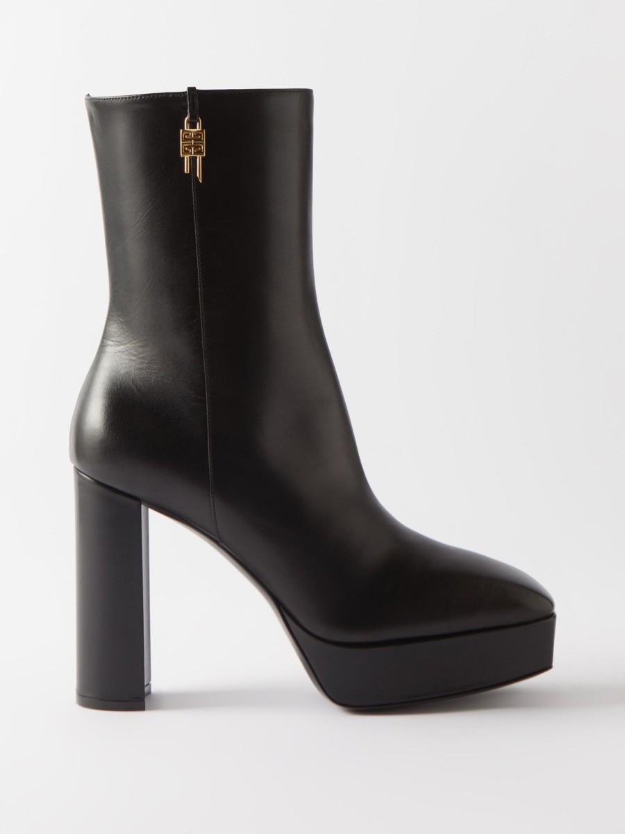 Matches Fashion - Women Black Platform Boots by Givenchy GOOFASH