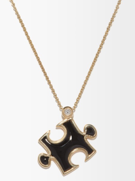 Matches Fashion - Women's Necklace in Black from Retrouvai GOOFASH