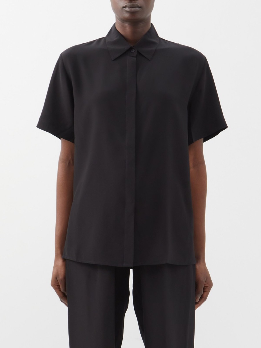 Matteau Women's Shirt Black - Matches Fashion GOOFASH