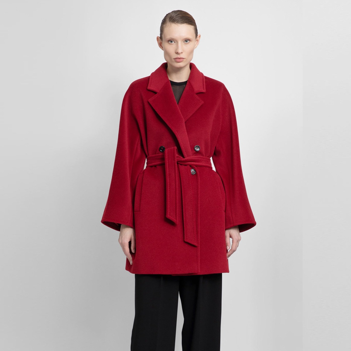 Max Mara - Red Women Coat Antonioli GOOFASH