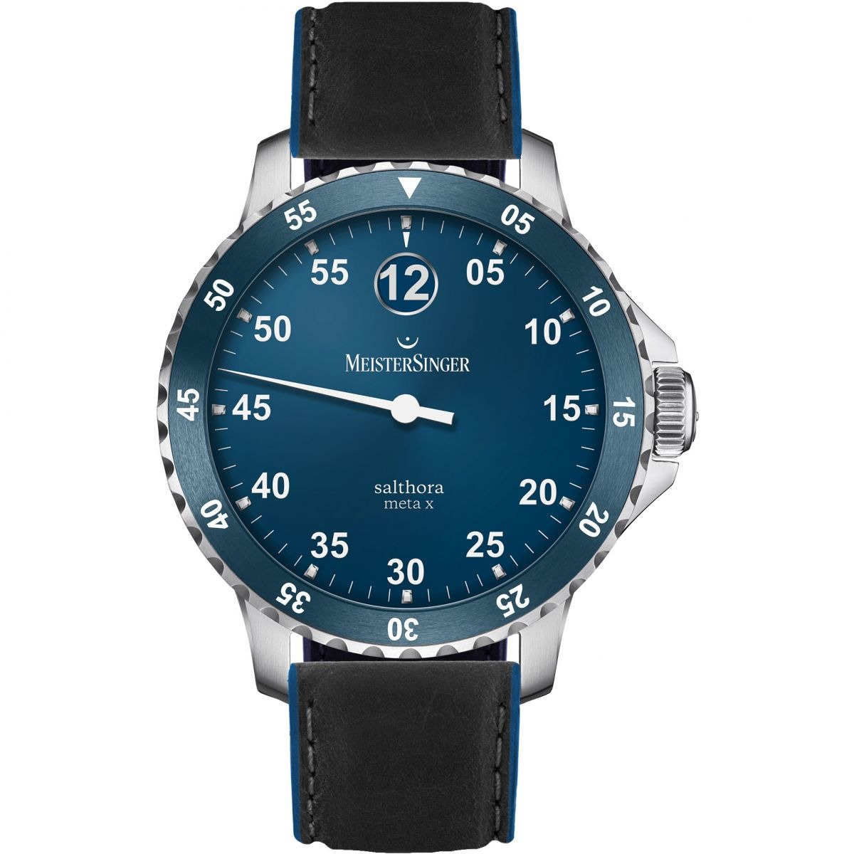 Meistersinger Men's Watch Blue at Watch Shop GOOFASH