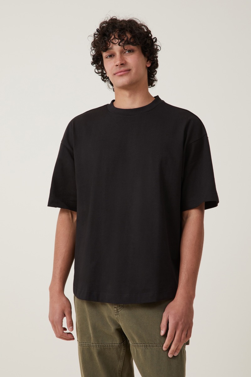 Men Black T-Shirt from Cotton On GOOFASH