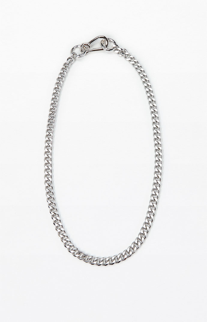 Men Silver Necklace from Pacsun GOOFASH