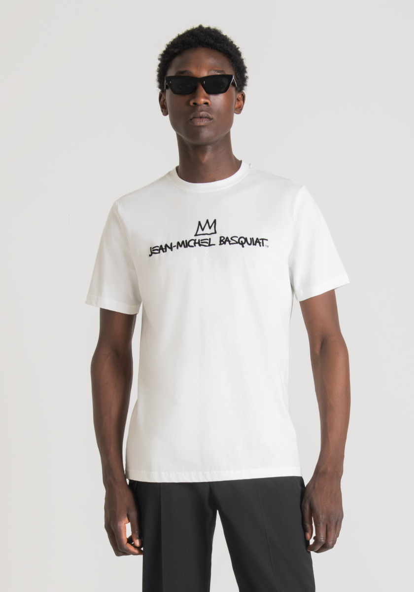 Men T-Shirt White Antony Morato GOOFASH
