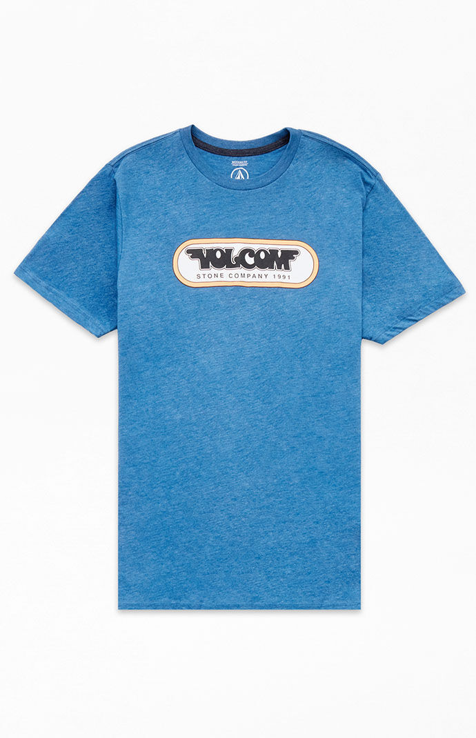 Men T-Shirt in Blue - Volcom - Pacsun GOOFASH