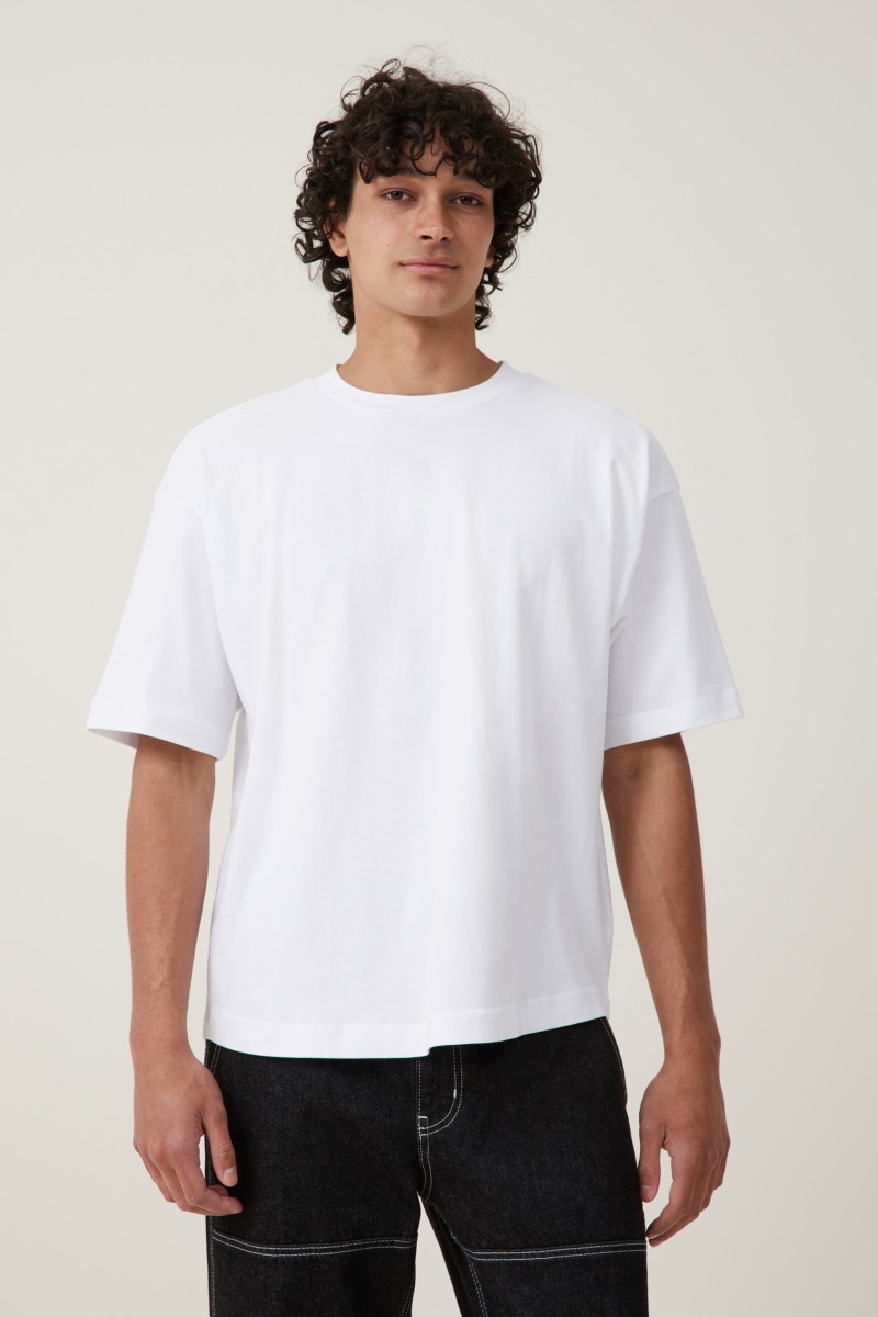 Men White T-Shirt by Cotton On GOOFASH