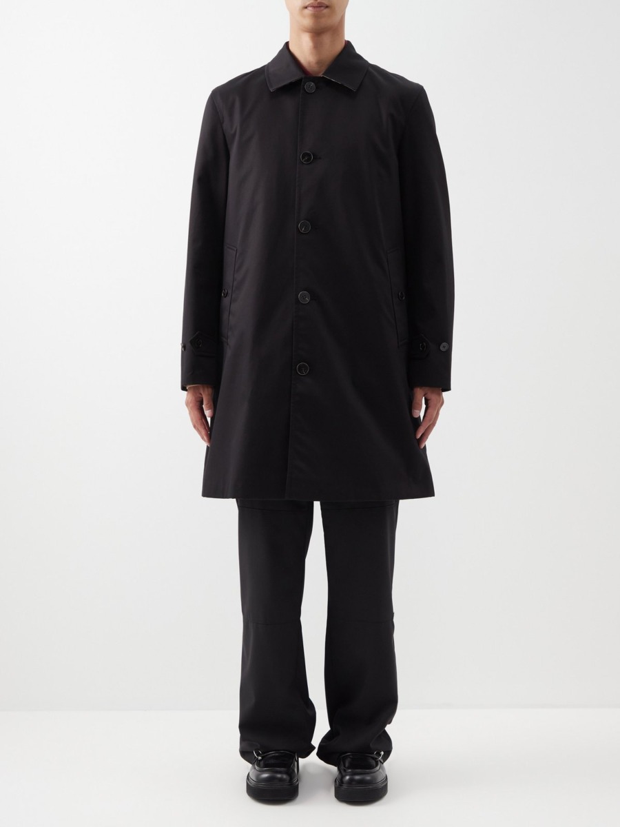 Mens Black Coat Matches Fashion - Burberry GOOFASH