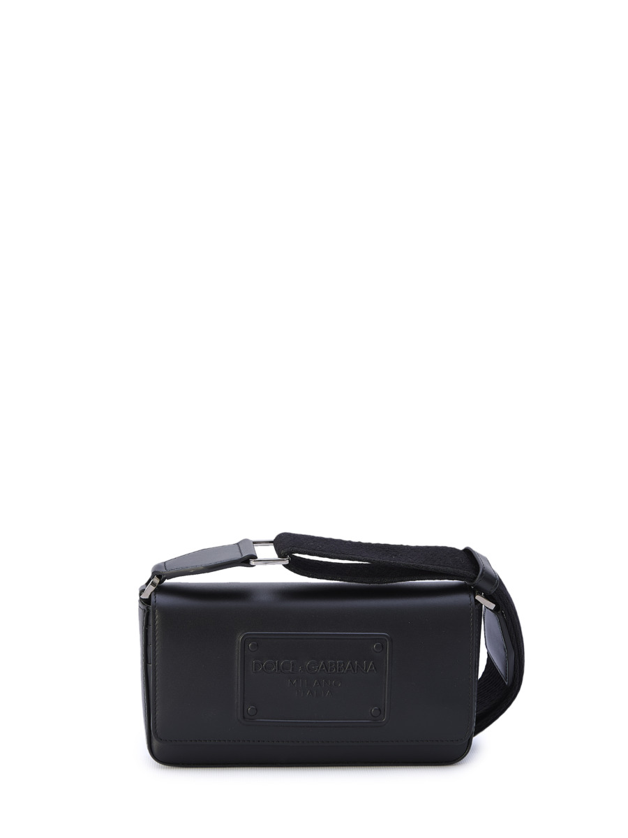 Men's Black Mini Bag Dolce & Gabbana Leam GOOFASH