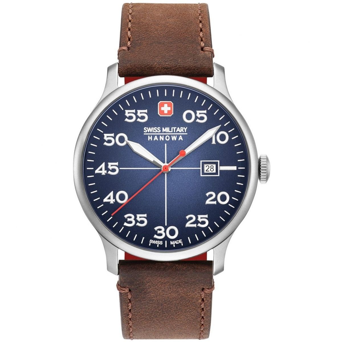 Men's Blue Watch - Swiss Military Hanowa - Watch Shop GOOFASH