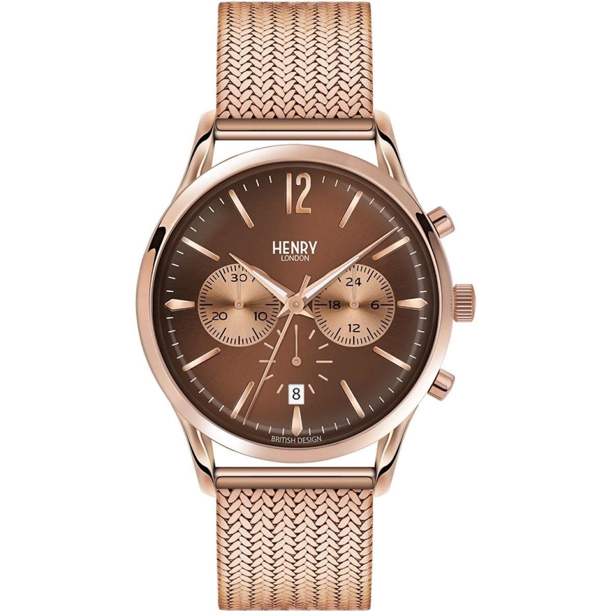 Men's Brown Chronograph Watch by Watch Shop GOOFASH
