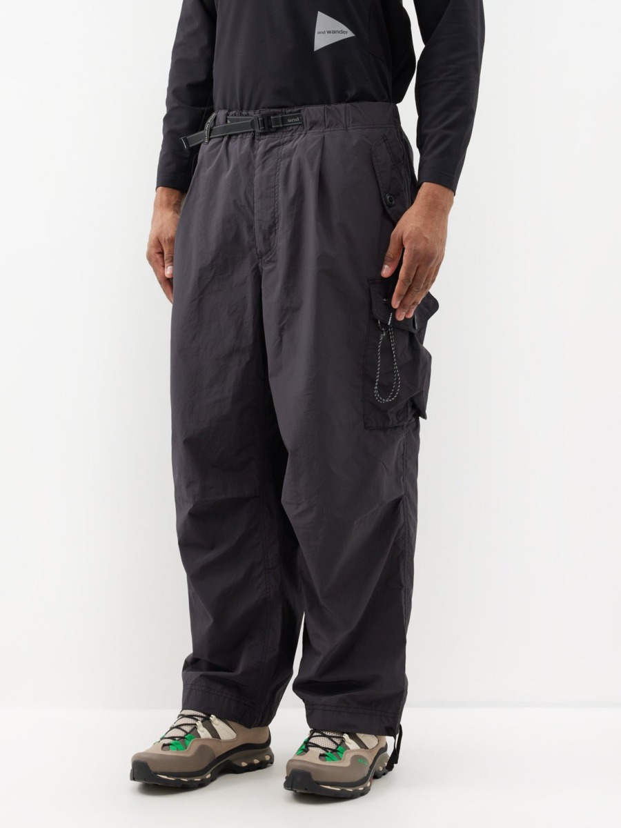 Mens Cargo Trousers Black And Wander - Matches Fashion GOOFASH