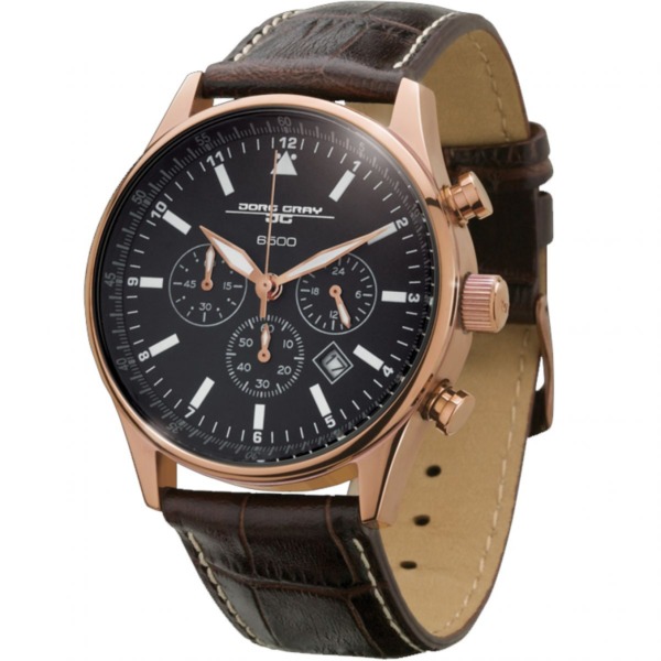 Men's Chronograph Watch in Black - Jorg Gray - Watch Shop GOOFASH