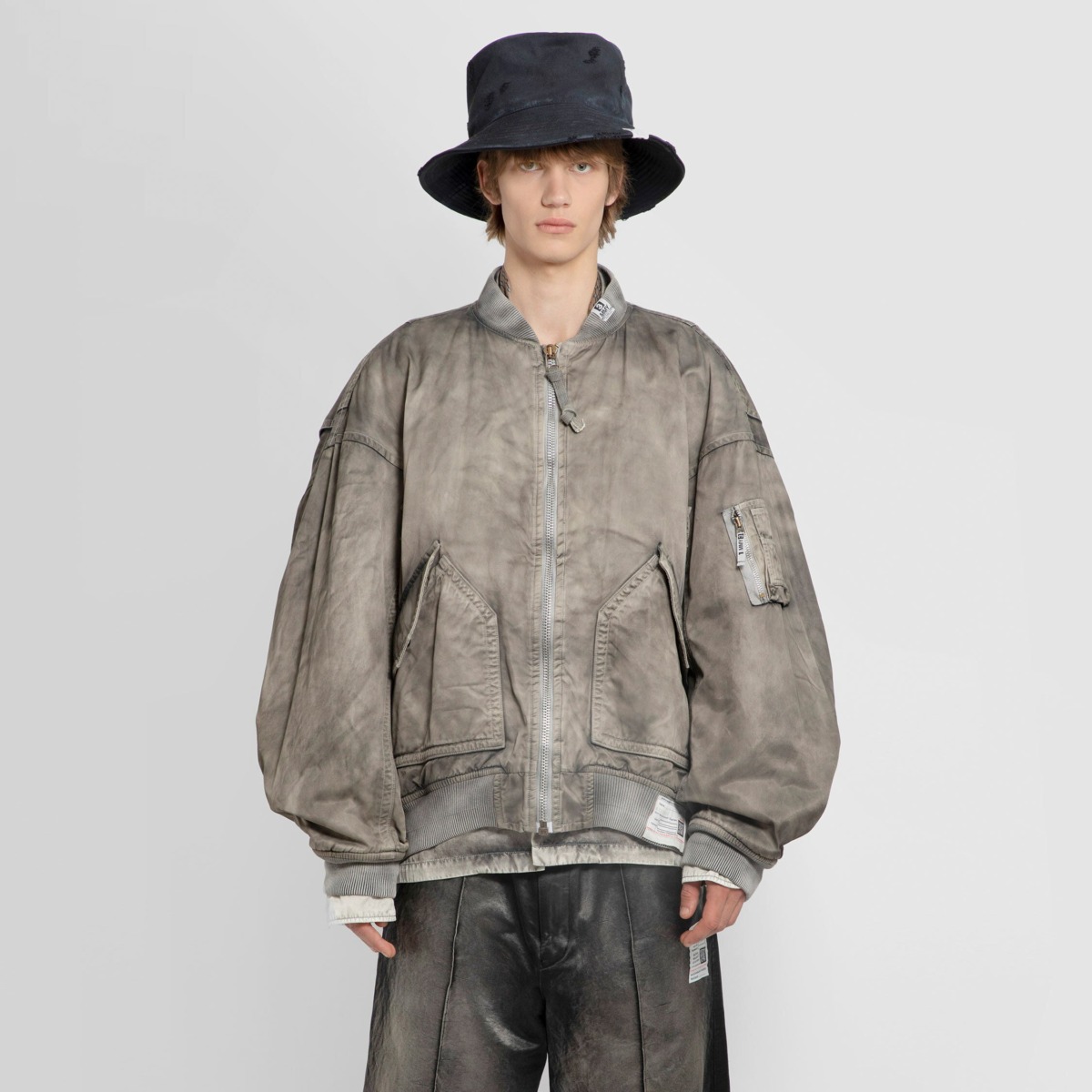 Men's Jacket Grey from Antonioli GOOFASH