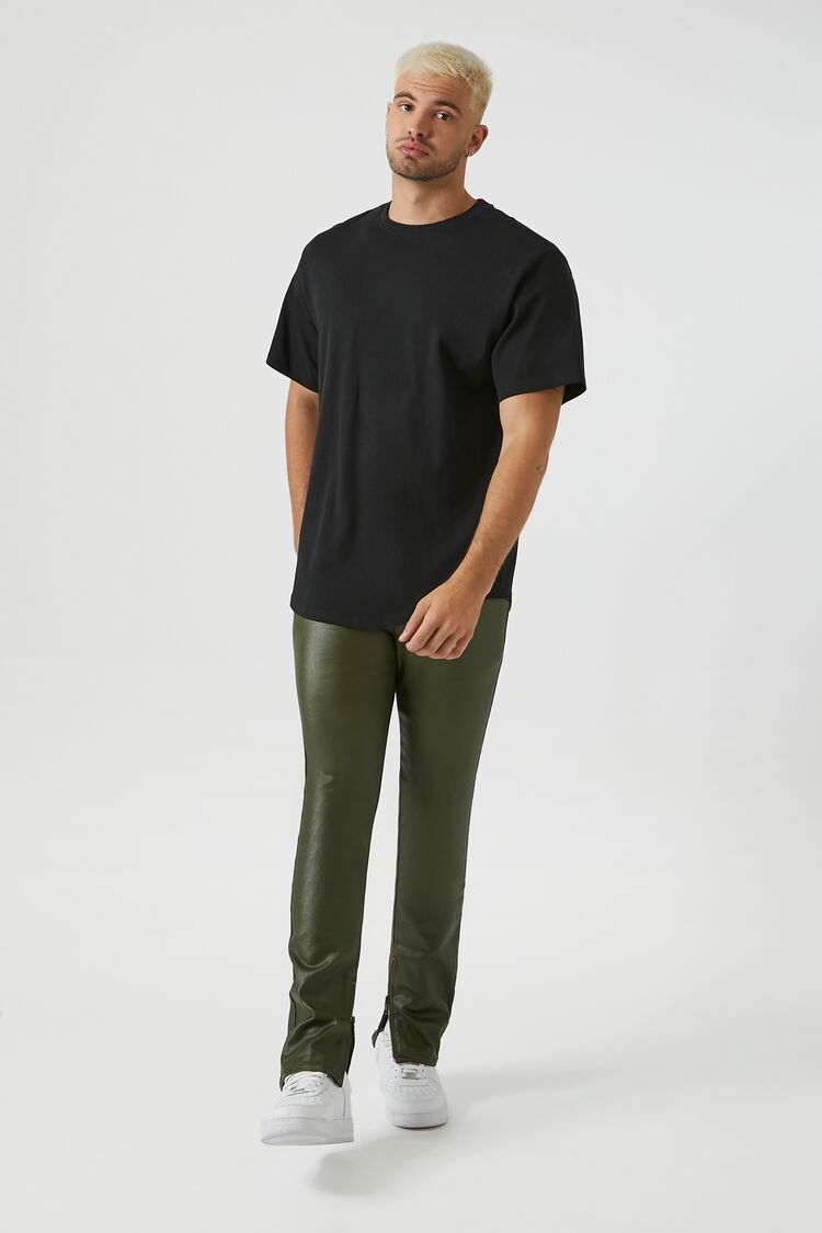 Mens Jeans in Olive by Forever 21 GOOFASH