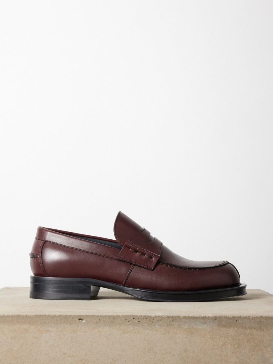 Mens Loafers in Brown Matches Fashion - Lanvin GOOFASH