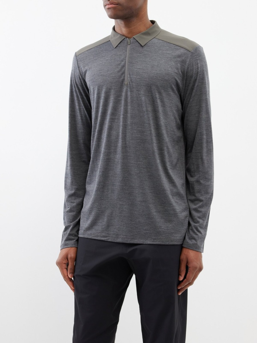 Men's Poloshirt in Grey from Matches Fashion GOOFASH
