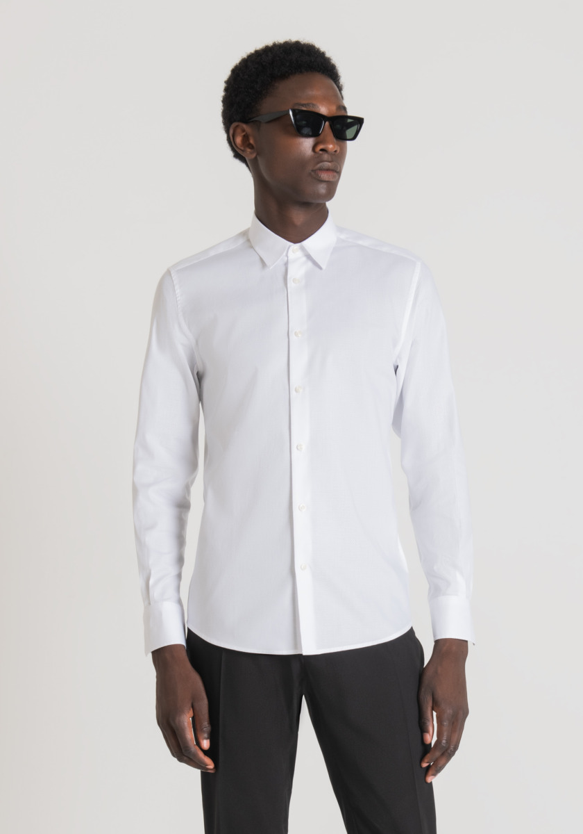 Men's Shirt White - Antony Morato GOOFASH